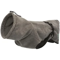 Trixie Bademantel für Hunde Frottee XL grau 70 cm
