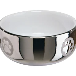 Trixie Keramiknapf Katze 300 ml 11 cm silber