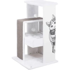 Kratzbaum Maria 101 cm weiss/grau^Trixie Sale