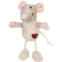 Maus Plüsch 11 cm beige*Trixie Best