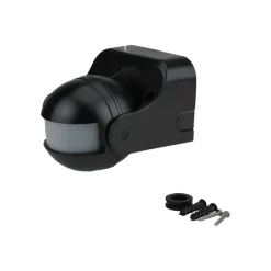 Unitec Bewegungsmelder 180Grad 1200W sw