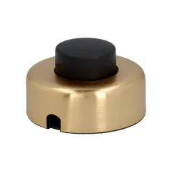 Fuss-Tretschalter 1pol 1A 250V messing*Unitec Sale