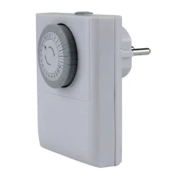 Unitec Tageszeitschaltuhr analog innen weiß