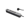 Unitec Tischsteckdose Greenline 4-fach+USB A/C