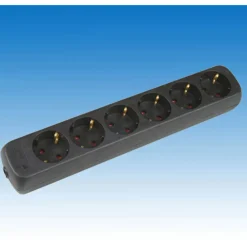 Tischsteckdose KiSi ohne Kabel schwarz*Unitec Outlet