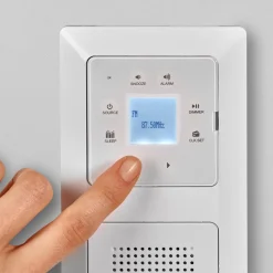 Unitec Unterputz-Radio mit Touchfunktion und Bluetooth weiß