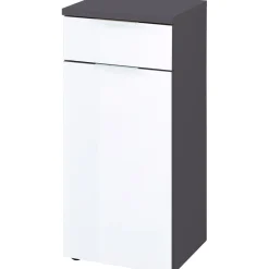 Unterschrank 39 x 86 x 34 cm graphit/weiß^ New