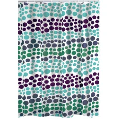 Duschvorhang Layer Folie 180 x 200 cm grün-blau*Valblue Sale