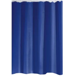 Valblue Duschvorhang Universal Folie 120 x 200 cm ultramarinblau