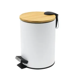 Bambus-Kosmetikeimer weiß*Valblue Outlet