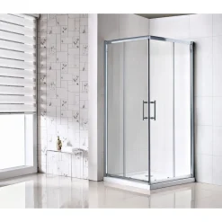 Eckdusche Quadra für Duschwanne^Valblue New