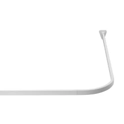 Universal-Vorhangschiene Bruck, ca. 90x90x90 cm, Farbe: Weiß*Valblue Best