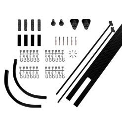 Universal-Vorhangschiene Bruck, ca. 90x90x90 cm, Farbe: Schwarz matt^Valblue Online