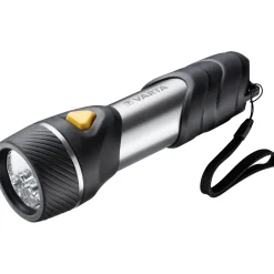 Varta LED-Taschenlampe Day Light Multi LED F30 mit Batterien schwarz