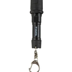 Varta LED-Taschenlampe Key Chain 16701 mit Batterien schwarz
