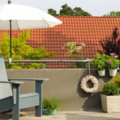 Balkonbespannung Titangrau 75 cm^Videx Outlet