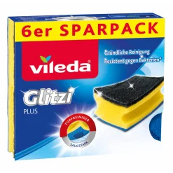 Vileda Schwamm Glitzi Plus 6 Stück