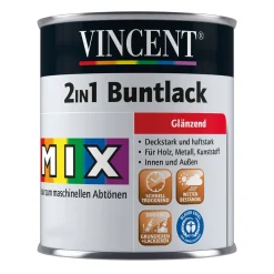 Vincent Lack 2in1 Buntlack MIX IT! glänzend 0,75 l
