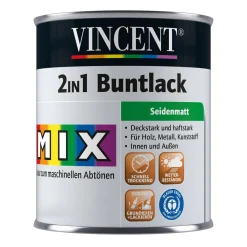 Lack 2in1 Buntlack MIX IT! seidenmatt 0,375 l*Vincent Online