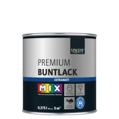 LackPremium Buntlack MIX IT! extramatt 0,375 l^Vincent Sale