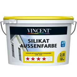 Wand- und Deckenfarbe Silikat Aussenfarbe MIX IT! 2,5 l*Vincent Discount