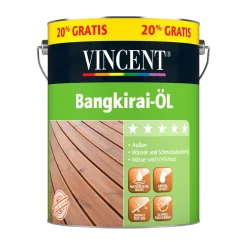 Bangkirai-Öl 3 L*Vincent Outlet