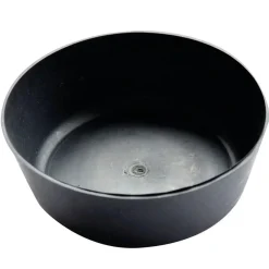 Gipsschale flach schwarz^Vincent