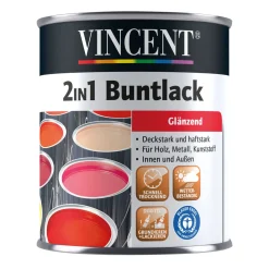 2in1 Buntlack Rapsgelb glänzend 125 ml*Vincent New