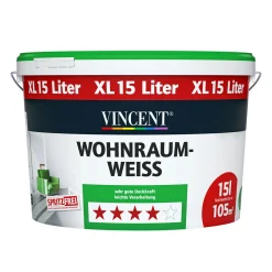 Vincent Innenfarbe Wohnraumweiß matt 15 L