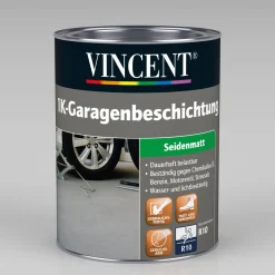 Vincent 1K-Garagen-Beschichtung Lichtgrau 2,5 L