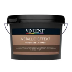 Metallic-Effekt Wandfarbe kupfer 1 L*Vincent Outlet
