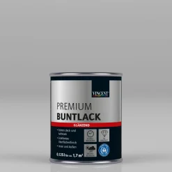 Premium Buntlack RAL 9005 Tiefschwarz glänzend 125 ml*Vincent Outlet