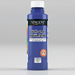 Vincent Voll- und Abtönfarbe königsblau 0,5 L
