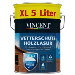Wetterschutz-Holzlasur 5 L farblos*Vincent Sale