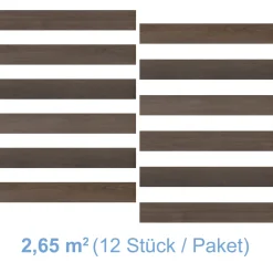 Vinyl SPC Eiche Posen 1220 x 181 x 4,5 mm