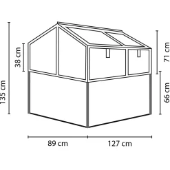 Frühbeet Zola ESG alu^Vitavia Best