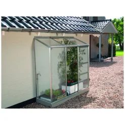 Vitavia Gewächshaus Styx 1300 1,3m² 4 mm Hohlkammerplatten silber