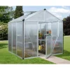 Gewächshaus Zeus 6200 6,2m² 3 mm ESG/HKP silber*Vitavia Online