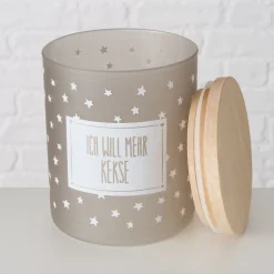 Vorratsglas Risor sortiert 750 ml Höhe 13 cm Durchmesser 10 cm Glas lackiert