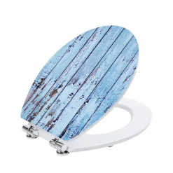 WC-Sitz Schiffholz mit Absenkautomatik