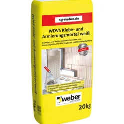 WDVS Klebemörtel und Armierungsmörtel weiß 20 kg^ Outlet