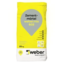 Weber mix 602 Zementmörtel 25 kg^Saint-Gobain Weber Discount
