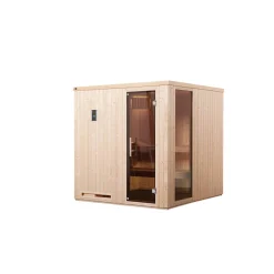 Elementsauna Halmstad Größe 2 Sparset 7,5 kW OS Massivholztuer^Weka Best