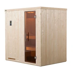 Elementsauna Halmstad Größe 1 Sparset 7,5 kW OS Massivholztuer*Weka Clearance