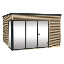 Massivholz-Sauna Valida Größe 4 Sparset 9,0 kW K inkl integrierter Steuerung^Weka Best