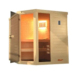 Weka Premium Massivholz-Elementsauna Kemi Größe 1 Sparset 7,5 kW Bio S