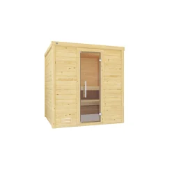 Weka Premium Massivholz-Sauna Bergen Größe 2 Sparset 7,5 kW OS