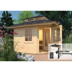 Saunahaus Kurikka Sparset 7,5 kW OS natur*Weka New