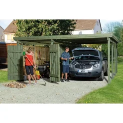 Carport 607 inklusive Geräteraum 512 x 602 x 233 cm*Weka Clearance