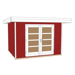 Weka Designhaus 126 Größe 3 schwedenrot